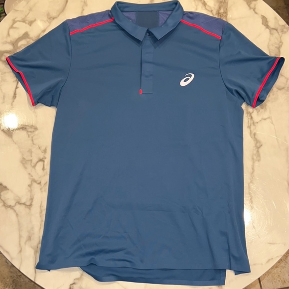 Mens Asics Tennis Polo - Picture 2 of 8